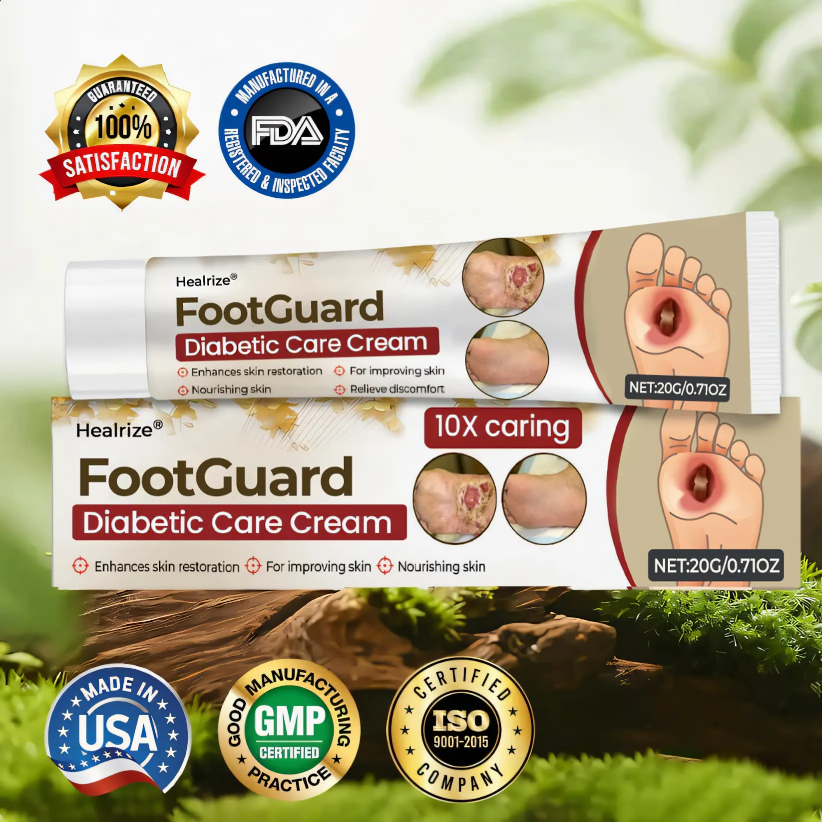 🔥Extra 40% Off 2nd Item!✨️Healrize® FootGuard Diabetic Care Cream