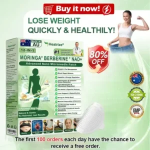 H𝐞a𝐥r𝐢z𝐞® 1𝟐-𝐈N-1 M𝐨r𝐢n𝐠a * B𝐞r𝐛e𝐫i𝐧e * N𝐀D+ 𝐀d𝐯a𝐧c𝐞d N𝐚n𝐨 𝐌i𝐜r𝐨n𝐞e𝐝l𝐞 𝐏a𝐭c𝐡