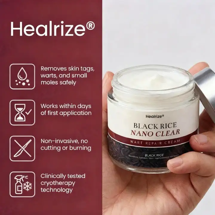 Healrize® BlackRice Nano Clear Wart Repair Cream