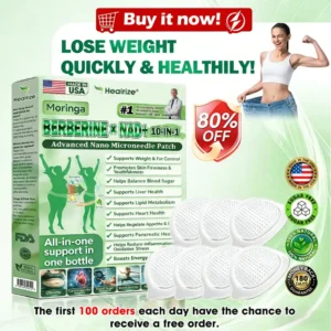 🇺🇸 𝐎𝐟𝐟𝐢𝐜𝐢𝐚𝐥 𝐔𝐒 𝐒𝐭𝐨𝐫𝐞 | 🧑⚕️🩺 𝐇𝐞𝐚𝐥𝐫𝐢𝐳𝐞® Moringa · Berberine × NAD+ 𝟏𝟎-𝐢𝐧-𝟏 𝐀𝐝𝐯𝐚𝐧𝐜𝐞𝐝 𝐍𝐚𝐧𝐨 𝐌𝐢𝐜𝐫𝐨𝐧𝐞𝐞𝐝𝐥𝐞 𝐏𝐚𝐭𝐜𝐡 🔥🔥