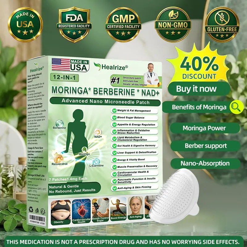 𝑶𝒇𝒇𝒊𝒄𝒊𝒂𝒍 𝑺𝒕𝒐𝒓𝒆 | 👩⚕️ H𝐞a𝐥r𝐢z𝐞® 1𝟐-𝐈N-1 M𝐨r𝐢n𝐠a * B𝐞r𝐛e𝐫i𝐧e * N𝐀D+ 𝐀d𝐯a𝐧c𝐞d N𝐚n𝐨 𝐌i𝐜r𝐨n𝐞e𝐝l𝐞 𝐏a𝐭c𝐡 (𝐎𝐧𝐜𝐞 𝐃𝐚𝐢𝐥𝐲, 𝐯𝐢𝐬𝐢𝐛𝐥𝐞 𝐜𝐡𝐚𝐧𝐠𝐞𝐬 𝐢𝐧 𝟕 𝐝𝐚𝐲𝐬) F𝐨r 𝐎𝐛𝐞𝐬𝐢𝐭𝐲, 𝐋o𝐨s𝐞 𝐒k𝐢n, 𝐃𝐢𝐚𝐛𝐞𝐭𝐞𝐬, 𝐒𝐥𝐞𝐞𝐩 𝐀𝐩𝐧𝐞𝐚, 𝐀𝐧𝐝 𝐉𝐨𝐢𝐧𝐭 𝐈𝐬𝐬𝐮𝐞𝐬🌝