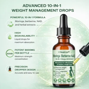 𝑶𝒇𝒇𝒊𝒄𝒊𝒂𝒍 𝑺𝒕𝒐𝒓𝒆🏥🌳 | Healrize® 10-IN-1 Moringa * Berberine * NAD+ drops👩‍⚕️ (𝐎𝐧𝐜𝐞 𝐃𝐚𝐢𝐥𝐲, 𝐯𝐢𝐬𝐢𝐛𝐥𝐞 𝐜𝐡𝐚𝐧𝐠𝐞𝐬 𝐢𝐧 𝟕 𝐝𝐚𝐲𝐬)✅ F𝐨r 𝐎𝐛𝐞𝐬𝐢𝐭𝐲, 𝐋o𝐨s𝐞 𝐒k𝐢n, 𝐃𝐢𝐚𝐛𝐞𝐭𝐞𝐬, 𝐒𝐥𝐞𝐞𝐩 𝐀𝐩𝐧𝐞𝐚, 𝐀𝐧𝐝 𝐉𝐨𝐢𝐧𝐭 𝐈𝐬𝐬𝐮𝐞𝐬