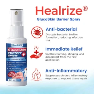 ⏰ EXCLUSIVE DEAL 60% OFF + FREE SHIPPING🔥 Healrize® GlucoSkin Protect Spray