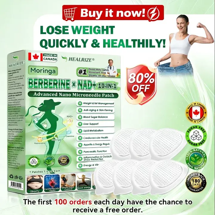 🇨🇦 Healrize® Nano Microneedle Patch — 1 al día | control de peso y bienestar