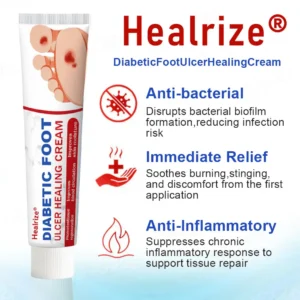 🔥Final 3 Hours: 70% OFF-Healrize® Diabetic Foot Ulcer Healing Cream💥