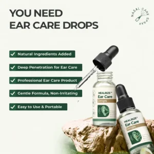 HEALRIZE®  Ear Care Drops – Plant-Based Formula