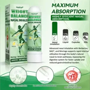 Healrize® 𝙈𝒐𝒓𝒊𝒏𝒈𝗮 · 𝗕𝗲𝗿𝗯𝐞𝐫𝐢𝐧𝙚 × 𝙉𝑨𝑫 Advanced Nasal Metabolic Inhaler