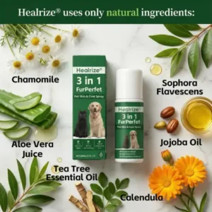 Healrize® 3 in 1 FurPerfect Pet Skin & Coat Spray
