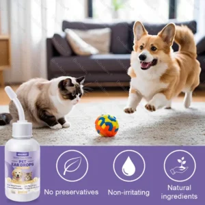 Healrize® Gentle Clean & Calm Pet Ear Drops