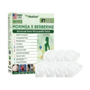 Healrize® MORINGA,BERBERINE & NDA+NMN Advanced Nano Microneedle Patch