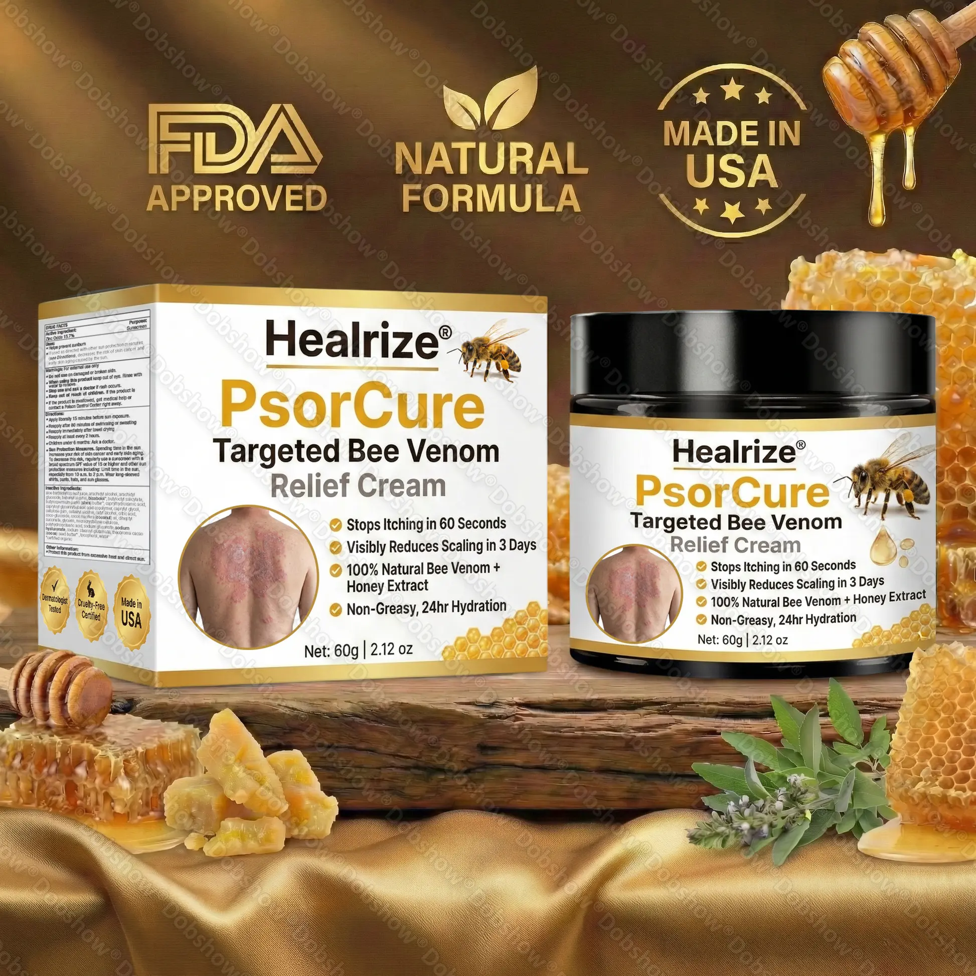 Healrize® PsorCure Targeted Bee Venom Relief Cream