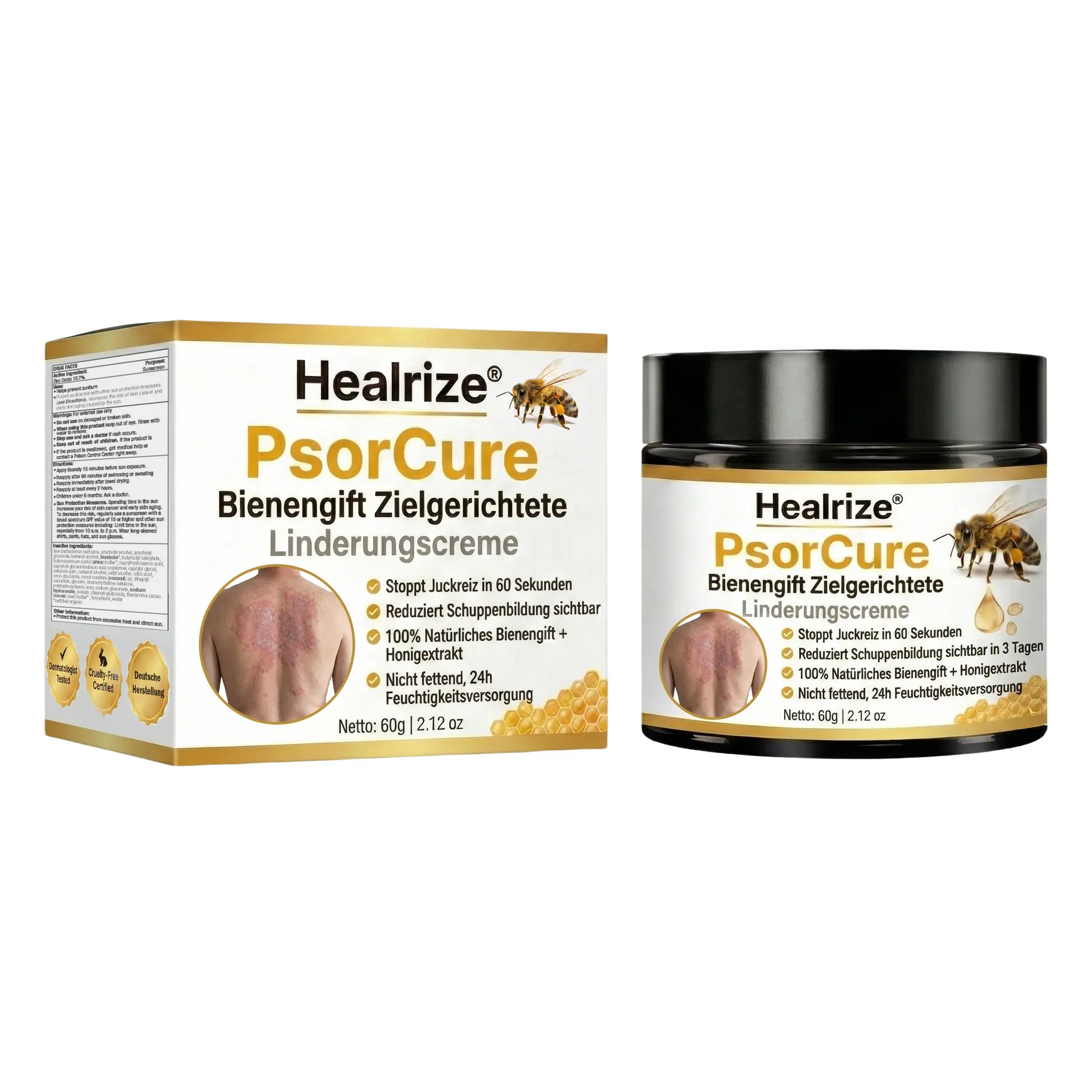 Healrize® PsorCure Targeted Bee Venom Relief Cream
