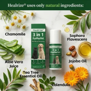 🎉New Year Sale | Healrize® 3 in 1 FurPerfect Pet Skin & Coat Spray🌿