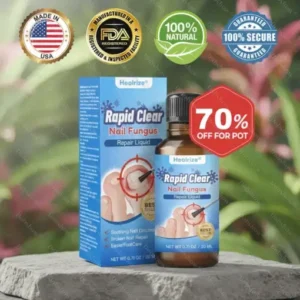Healrize®Nano Rapid Clear Nail Fungus Rapair Liquid Effective in Seven Days, Permanently Eliminates the Root