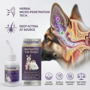 Best Seller🔥 Healrize® Herbal Pet Ear Drops🎉Special limited-time discount
