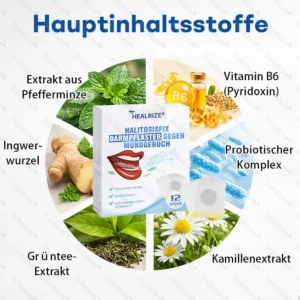 🔥Bestseller🔥Healrize® HalitosisFix Darmpflaster gegen Mundgeruch🎉Sonderrabatt für begrenzte Zeit