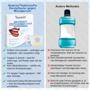 🔥Bestseller🔥Healrize® HalitosisFix Darmpflaster gegen Mundgeruch🎉Sonderrabatt für begrenzte Zeit