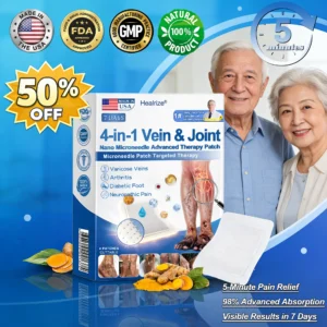Healrize® 🛒4-in-1 Vein & Joint Nano Microneedle Advanced Therapy Patch🔥Instant Relief, Long-Term Results