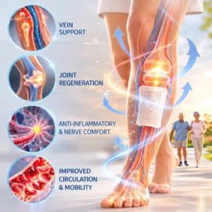 Healrize® 🛒4-in-1 Vein & Joint Nano Microneedle Advanced Therapy Patch🔥Instant Relief, Long-Term Results