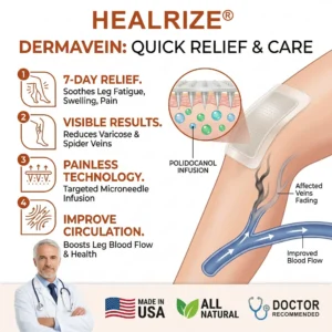 Healrize® DermaVein Microneedle Patch-𝘝𝘪𝘴𝘪𝘣𝘭𝘦 𝘝𝘦𝘪𝘯 𝘙𝘦𝘥𝘶𝘤𝘵𝘪𝘰𝘯 𝘚𝘺𝘴𝘵𝘦𝘮🔥