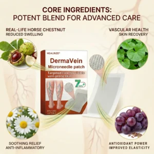Healrize® DermaVein Microneedle Patch-𝘝𝘪𝘴𝘪𝘣𝘭𝘦 𝘝𝘦𝘪𝘯 𝘙𝘦𝘥𝘶𝘤𝘵𝘪𝘰𝘯 𝘚𝘺𝘴𝘵𝘦𝘮🔥