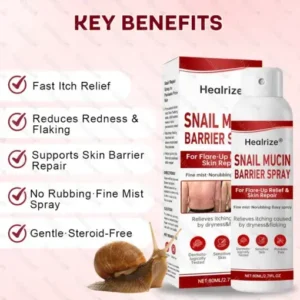 Healrize® Snail Mucin Barrier Spray for Flare-Up Relief & Skin Repair