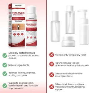 Healrize® Snail Mucin Healing Spray – Relief for Sensitive & Flare-Up Skin