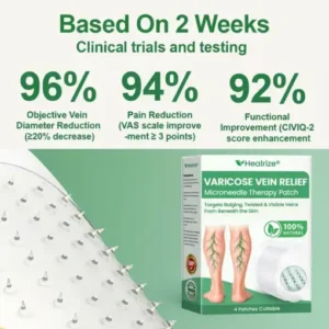 Healrize® VeinEase Microneedle Care PatchInstant Relief, Long-Term Results