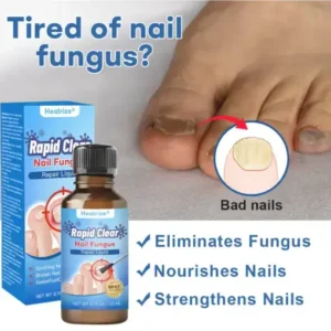 Healrize®Nano Rapid Clear Nail Fungus Rapair Liquid Effective in 7 Days, Permanently Eliminates the Root