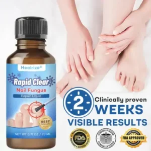 Healrize®Nano Rapid Clear Nail Fungus Rapair Liquid Effective in 7 Days, Permanently Eliminates the Root
