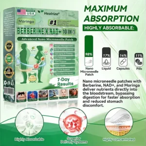 𝐎𝐟𝐟𝐢𝐜𝐢𝐚𝐥 𝐔𝐒 𝐒𝐭𝐨𝐫𝐞 🇺🇸  |🪐Healrize® Moringa · Berberine × NAD+ 𝟏𝟎-𝐢𝐧-𝟏 𝐀𝐝𝐯𝐚𝐧𝐜𝐞𝐝 𝐍𝐚𝐧𝐨 𝐌𝐢𝐜𝐫𝐨𝐧𝐞𝐞𝐝𝐥𝐞 𝐏𝐚𝐭𝐜𝐡 — 𝐎𝐧𝐜𝐞 𝐃𝐚𝐢𝐥𝐲, 𝐕𝐢𝐬𝐢𝐛𝐥𝐞 𝐑𝐞𝐬𝐮𝐥𝐭𝐬 𝐢𝐧 𝟕 𝐃𝐚𝐲