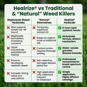 🏆𝙁𝙖𝙨𝙩 𝙧𝙚𝙨𝙪𝙡𝙩𝙨 𝙞𝙣 6 𝙝𝙤𝙪𝙧𝙨 | Healrize® 2-in-1 Max Strength Herbicide: Fast Acting Results on Glyphosate-Resistant Weed