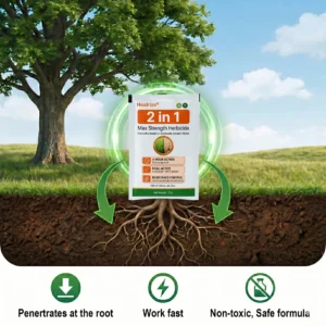 🏆𝙁𝙖𝙨𝙩 𝙧𝙚𝙨𝙪𝙡𝙩𝙨 𝙞𝙣 6 𝙝𝙤𝙪𝙧𝙨 | Healrize® 2-in-1 Max Strength Herbicide: Fast Acting Results on Glyphosate-Resistant Weed
