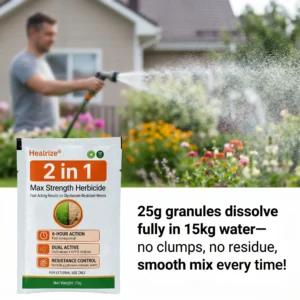 🏆𝙁𝙖𝙨𝙩 𝙧𝙚𝙨𝙪𝙡𝙩𝙨 𝙞𝙣 6 𝙝𝙤𝙪𝙧𝙨 | Healrize® 2-in-1 Max Strength Herbicide: Fast Acting Results on Glyphosate-Resistant Weed