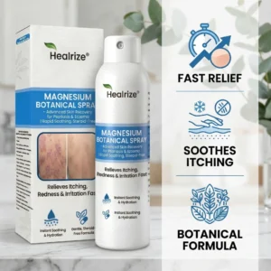 ✅ Official Store | Healrize® Magnesium Botanical Spray – Advanced Skin Recovery for Psoriasis & Eczema | Rapid Soothing, Steroid-Free
