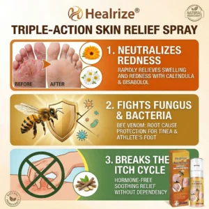 🔥Best Seller🔥Healrize® Bee Venom Antifungal & Antibacterial Spray🎉Special limited-time discount