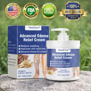 🔥Healrize® Advanced Edema Relief Cream | Herbal Soothing Ointment for Varicose Veins, Swelling & Leg Circulation🌿