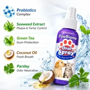Healrize® PawBiome 3-in-1 Pet Oral Spray