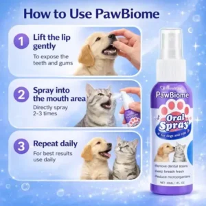 Healrize® PawBiome 3-in-1 Pet Oral Spray