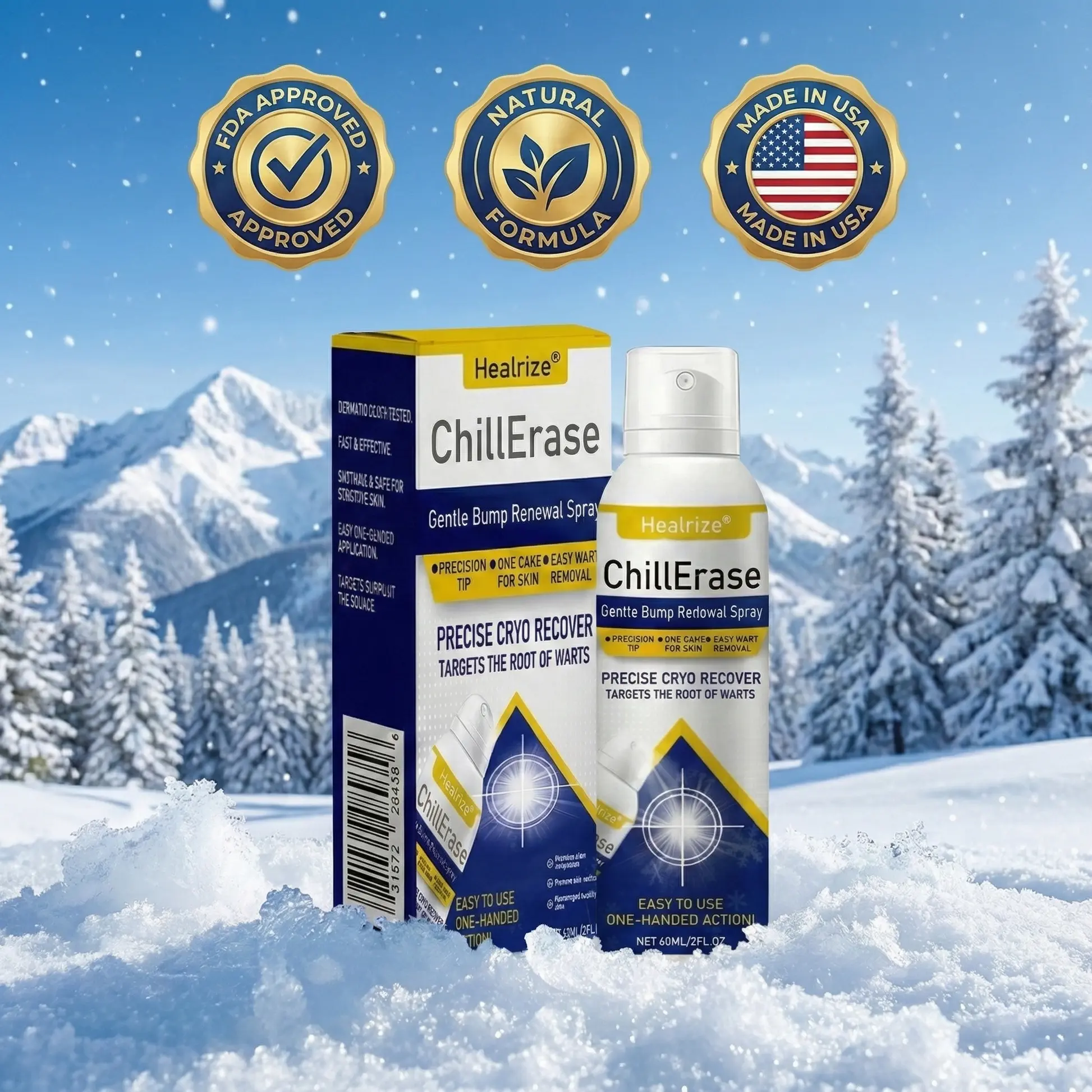 ❄️Healrize®ChillErase Gentle Bump Renewal Spray—Stubborn Skin Bumps & Rough Spots