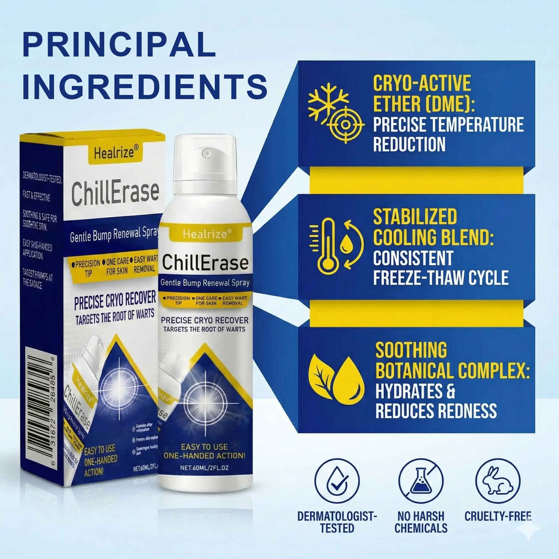 ❄️Healrize®ChillErase Gentle Bump Renewal Spray—Stubborn Skin Bumps & Rough Spots