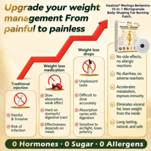 𝑶𝒇𝒇𝒊𝒄𝒊𝒂𝒍 𝑺𝒕𝒐𝒓𝒆  | 👩‍⚕️ H𝐞a𝐥r𝐢z𝐞®Moringa Berberine 10-in-1 Microgranule Body-Shaping Fat-Burning Patch(𝐎𝐧𝐜𝐞 𝐃𝐚𝐢𝐥𝐲, 𝐯𝐢𝐬𝐢𝐛𝐥𝐞 𝐜𝐡𝐚𝐧𝐠𝐞𝐬 𝐢𝐧 𝟕 𝐝𝐚𝐲𝐬） F𝐨r 𝐎𝐛𝐞𝐬𝐢𝐭𝐲, 𝐋o𝐨s𝐞 𝐒k𝐢n, 𝐃𝐢𝐚𝐛𝐞𝐭𝐞𝐬, 𝐒𝐥𝐞𝐞𝐩 𝐀𝐩𝐧𝐞𝐚, 𝐀𝐧𝐝 𝐉𝐨𝐢𝐧𝐭 𝐈𝐬𝐬𝐮𝐞𝐬🎁