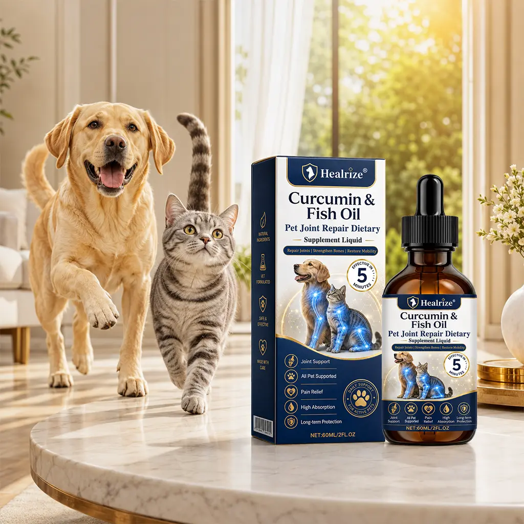 🌟 Official Store |🐾 Healrize® Pet Joint Care Drops Advanced Hip & Joint Support for Dogs & Cats ❤️