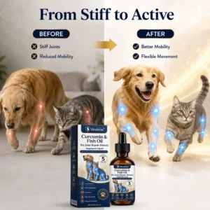 🌟 Official Store |🐾 Healrize® Pet Joint Care Drops Advanced Hip & Joint Support for Dogs & Cats ❤️