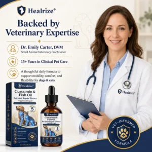 🌟 Official Store |🐾 Healrize® Pet Joint Care Drops Advanced Hip & Joint Support for Dogs & Cats ❤️
