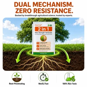 Healrize® 2-in-1 Max Strength Herbicide: Fast Acting Results on Glyphosate-Resistant Weeds