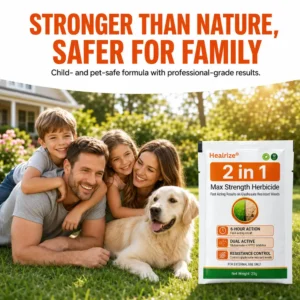 Healrize® 2-in-1 Max Strength Herbicide: Fast Acting Results on Glyphosate-Resistant Weeds