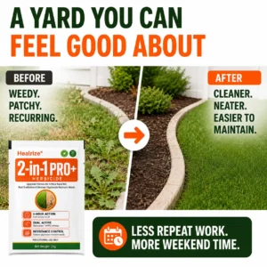 🏆🌱Healrize® Advanced 2-in-1 Pro+ Herbicide | Upgraded Formula for 6-Hour Rapid Kill, Root Eradication & Destroys Glyphosate-Resistant Weeds