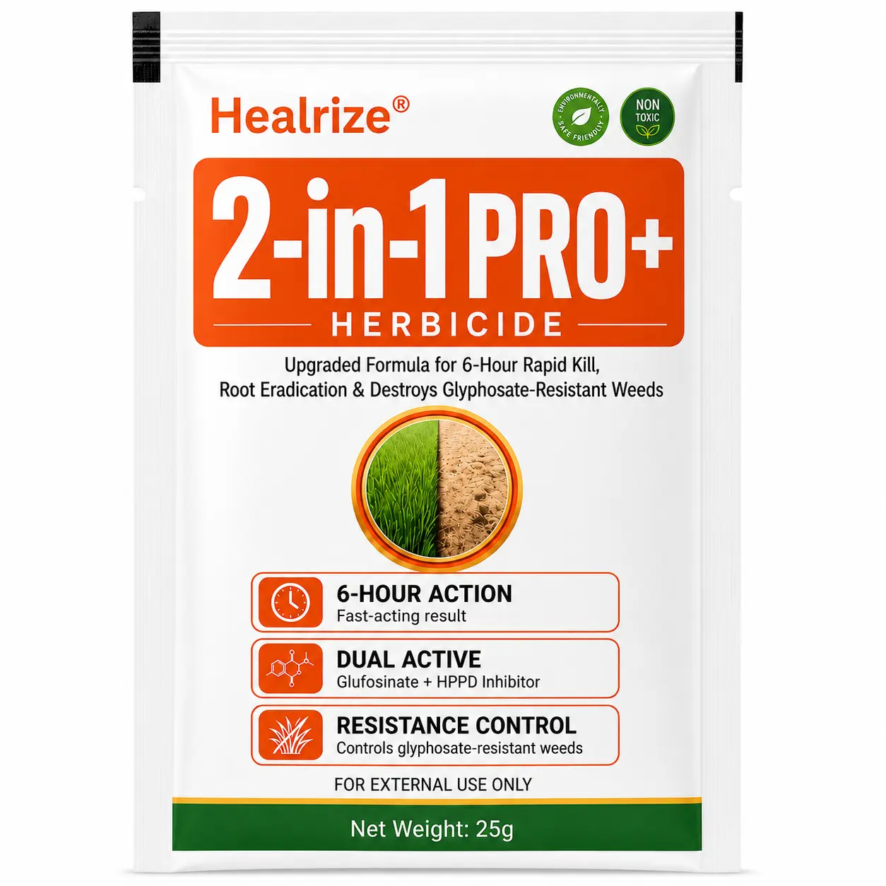 🏆🌱Healrize® Advanced 2-in-1 Pro+ Herbicide | Upgraded Formula for 6-Hour Rapid Kill, Root Eradication & Destroys Glyphosate-Resistant Weeds