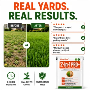 🏆🌱Healrize® Advanced 2-in-1 Pro+ Herbicide | Upgraded Formula for 6-Hour Rapid Kill, Root Eradication & Destroys Glyphosate-Resistant Weeds